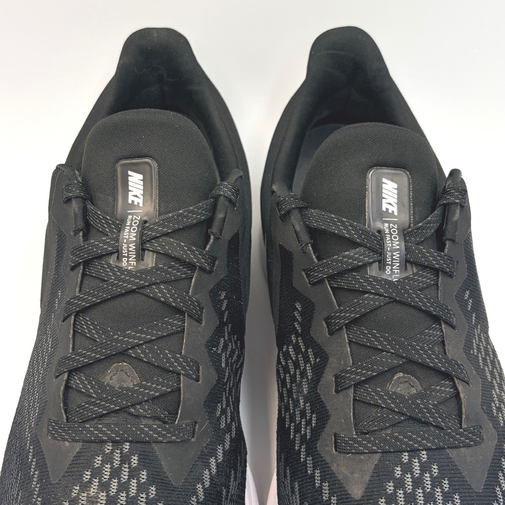 Nike Air Zoom Winflo 6 Mens Running Shoes Black White AQ7497-001 Size 11 - Picture 11 of 15